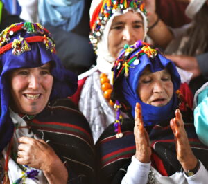 Imilchil Festival traditional dress and Berber jewelry
